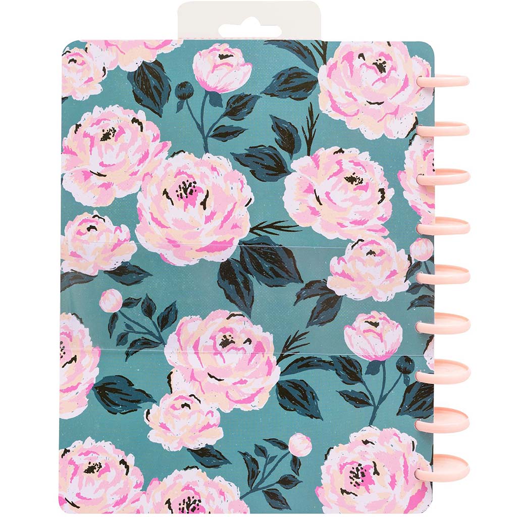 Disc Planner Blue and Pink Rose