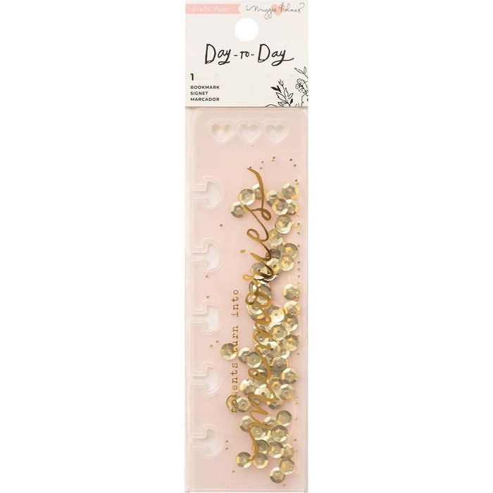 Maggie Holmes Planner Bookmark Gold Foil 2in x 8in
