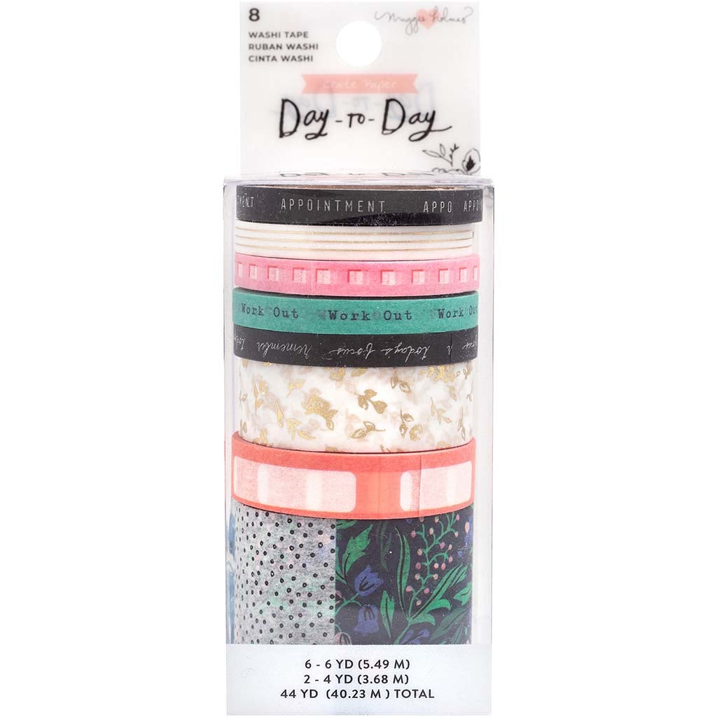 Washi Tape Gold Foil, 8pc