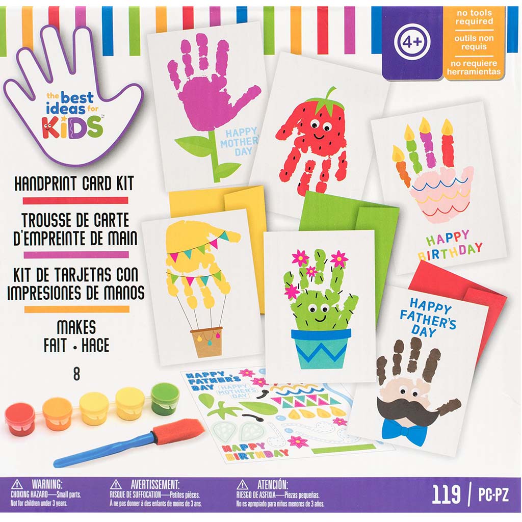 Kids Hand Print Card Kit