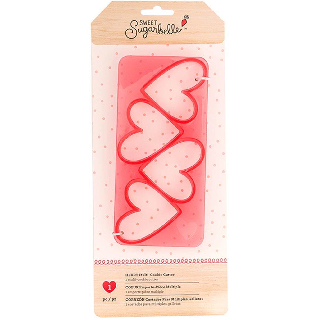 Sweet Sugarbelle Multi Heart Cookie Cutter for Valentine's Day