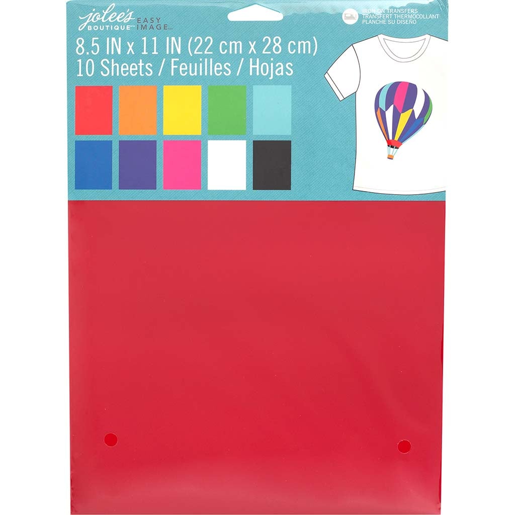 Iron On Rainbow Foil Sheet Kit, 10 Sheet