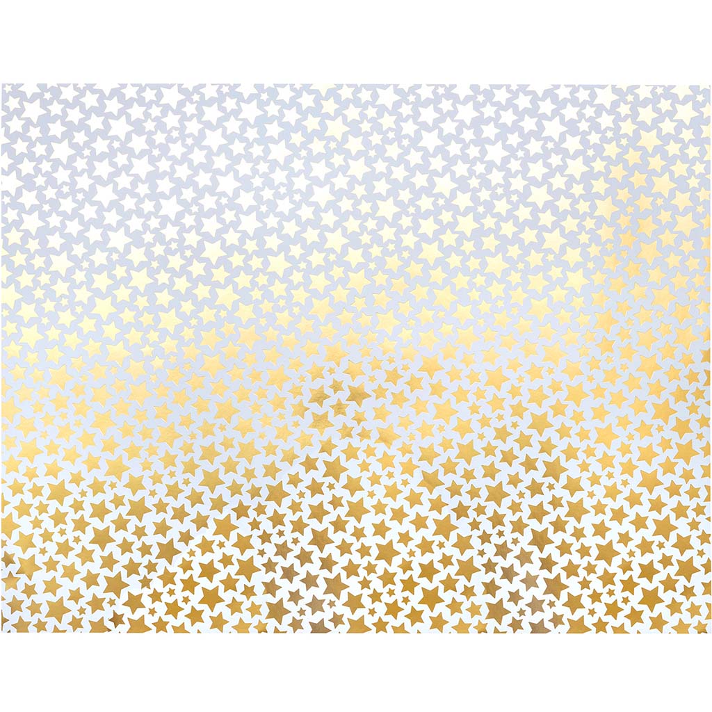 Poster Board Gold Star Foil