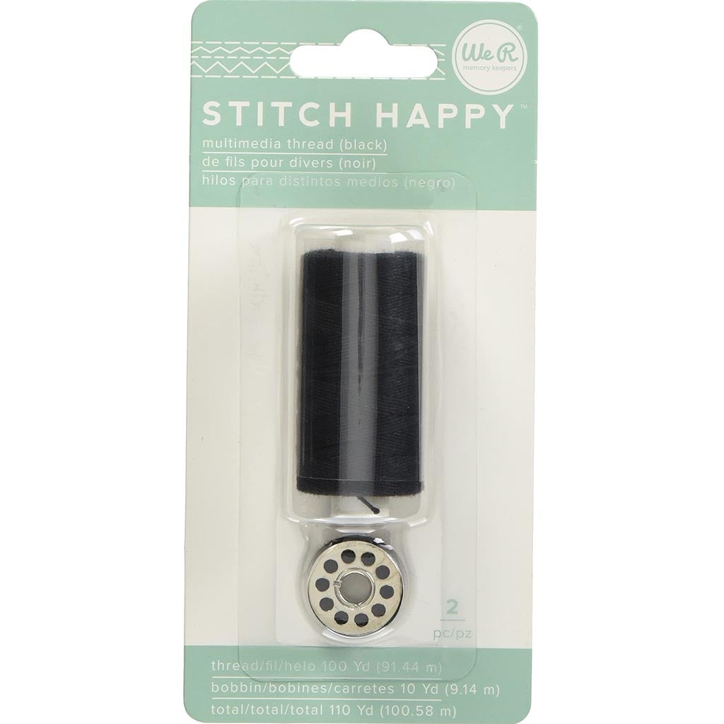 Thread Stitch Happy Black, 2pc