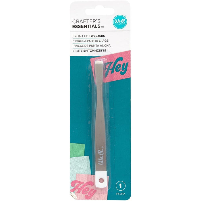 We R Memory Keepers Broad Tip Tweezers Precision Craft Tool