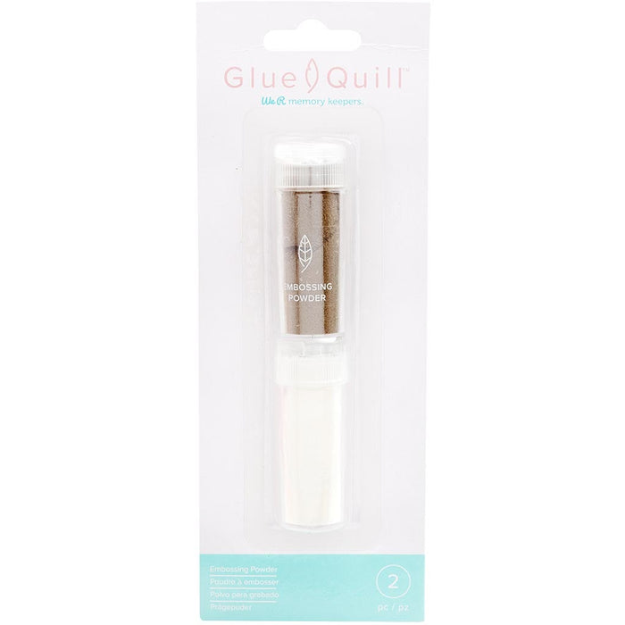 We R Makers Glue Quill Embossing Powder 2/Pkg-Clear & Gold