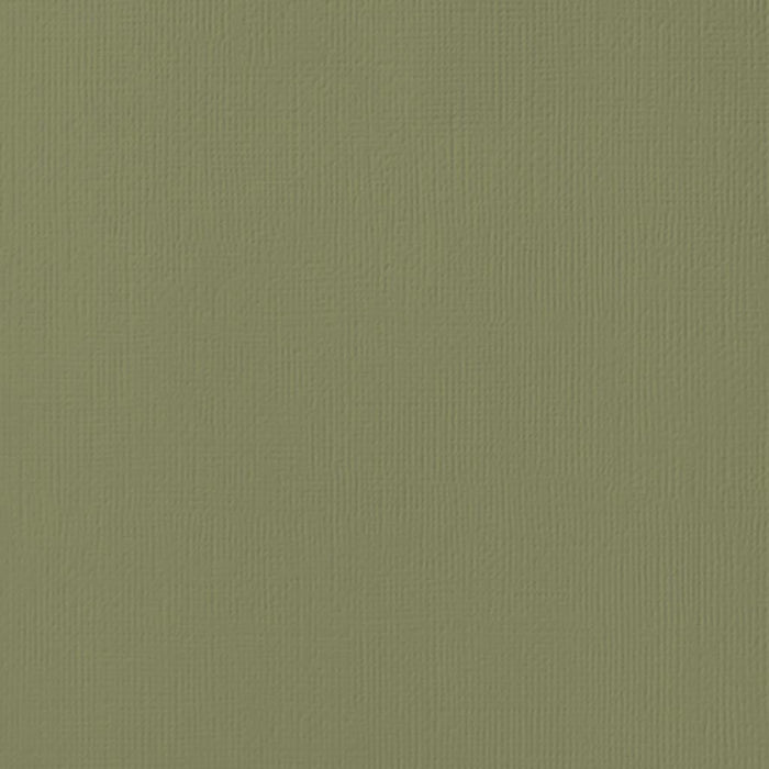Weave Olive 80lb Textured Cardstock 12in x 12in