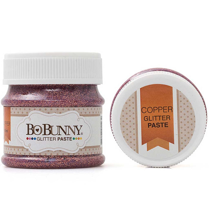 Bo Bunny Double Dot Copper Glitter Paste 50ml Texture Medium