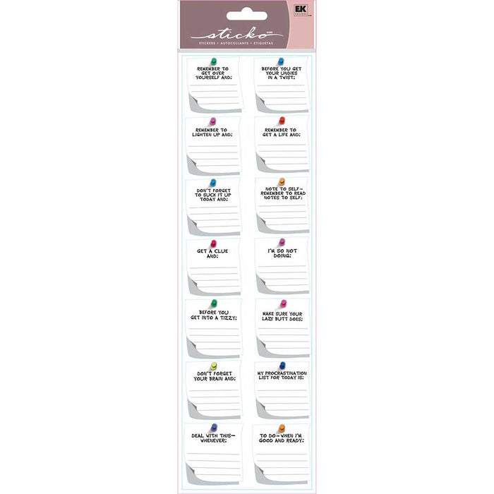 Sticko Reminder Labels Decorative Stickers for Journals & Organizers