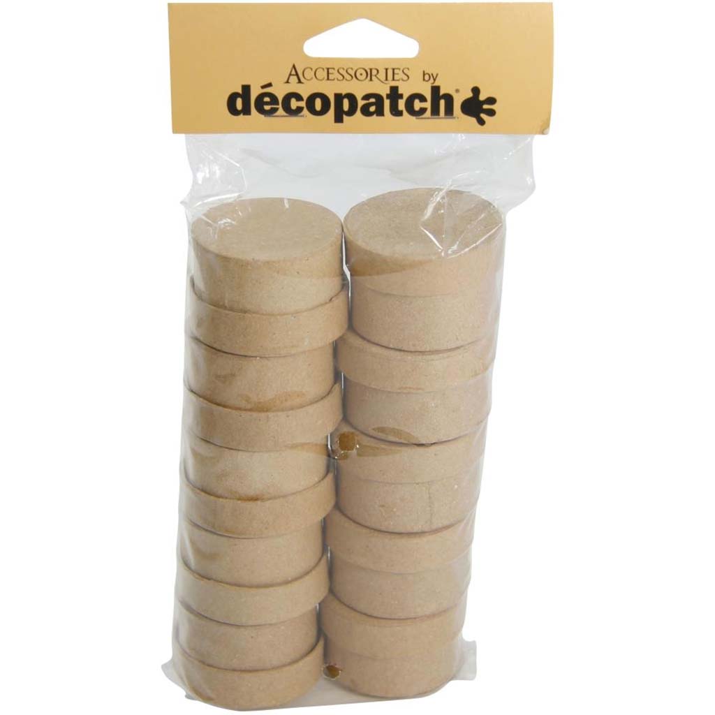 Decopatch Round Boxes 10Pkg