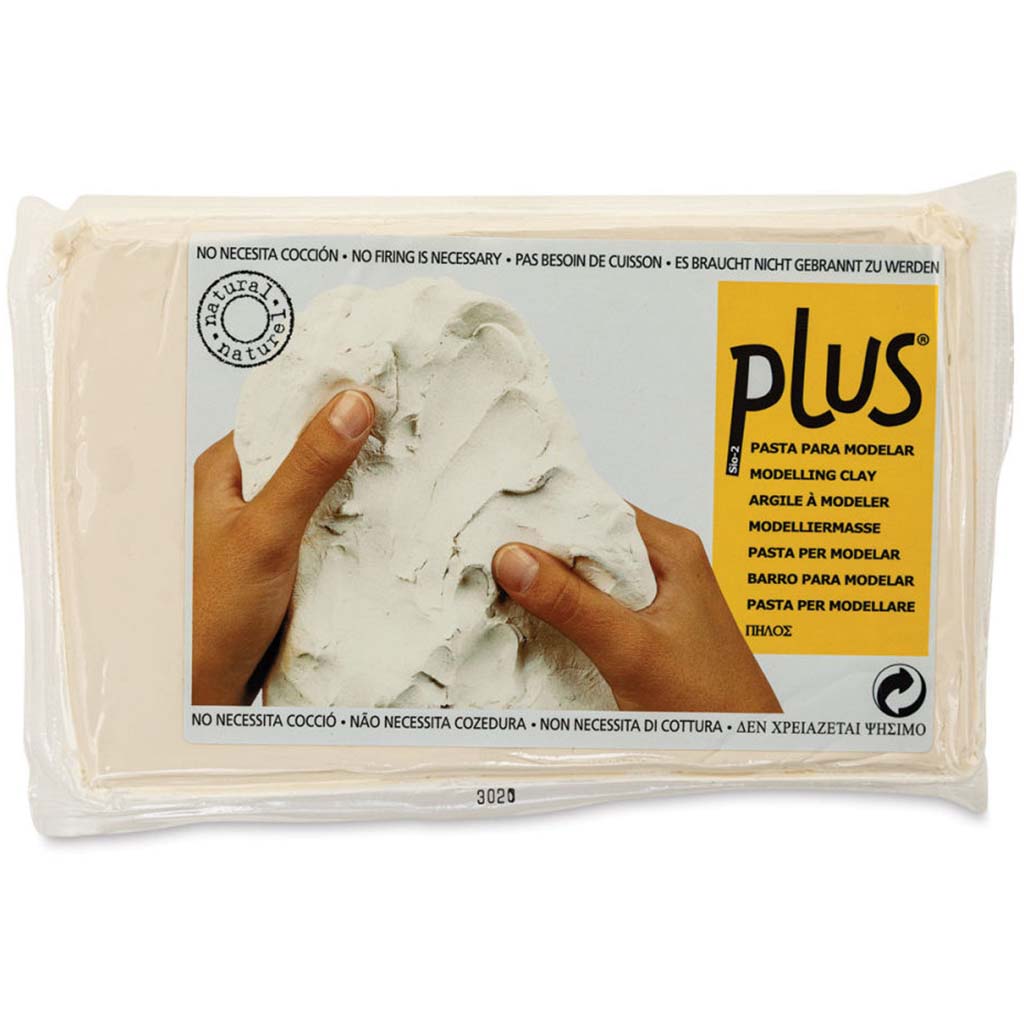 Plus Clay 2.2lb Extra White