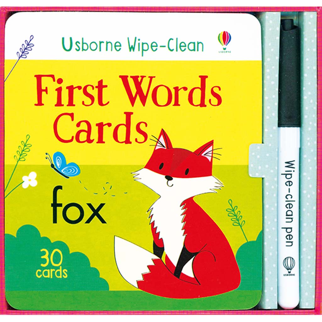 First Words Cards Wipe Clean