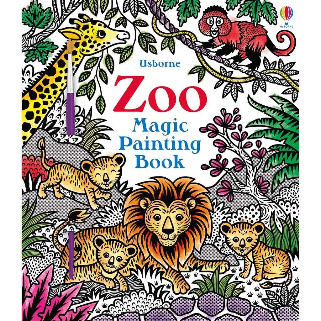 Zoo Magic Painting Book