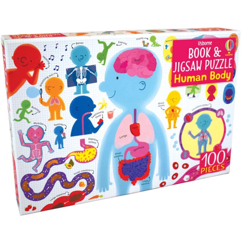 Human Body Book And Jigsaw Puzzle