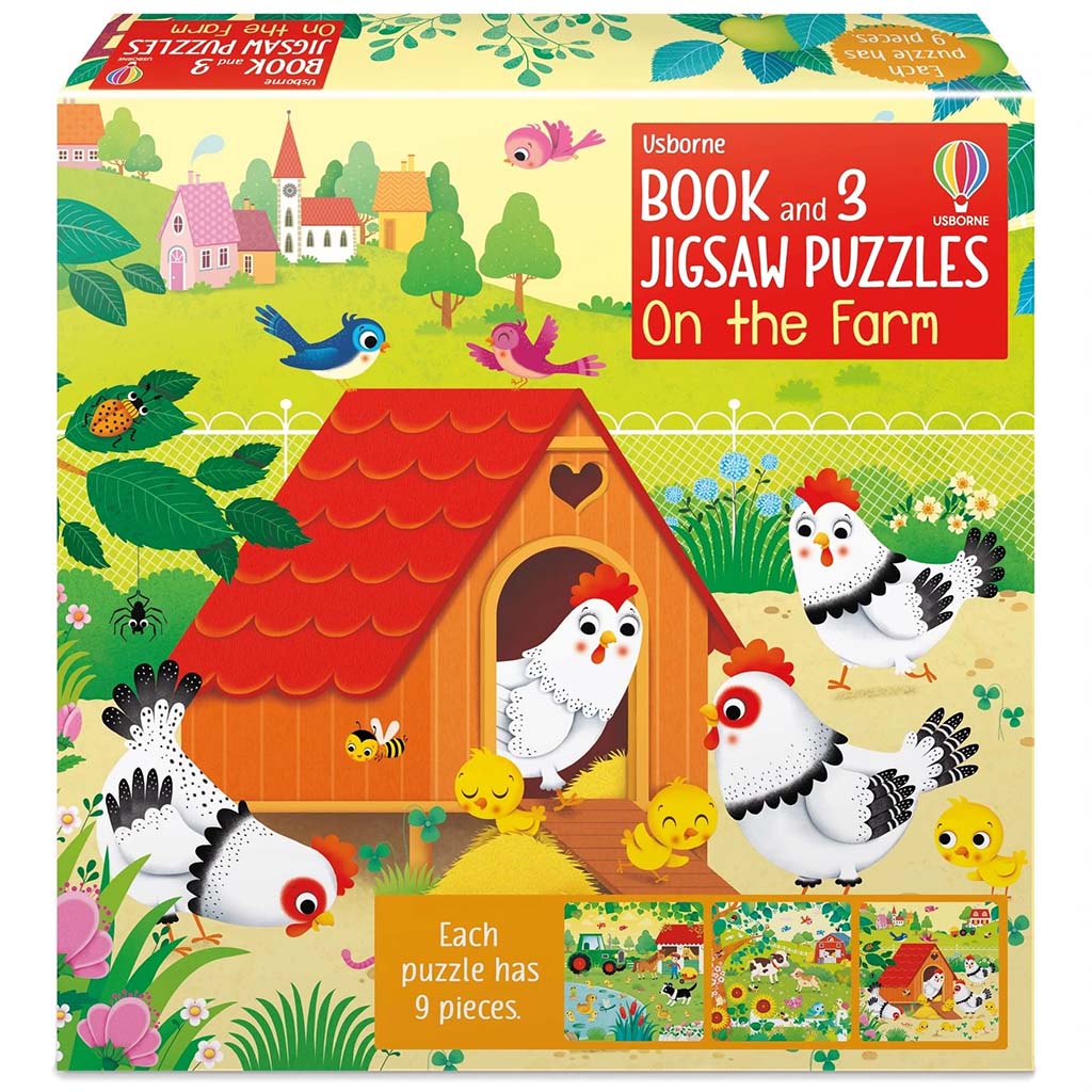 On the Farm Book &amp; Jigsaw Puzzle