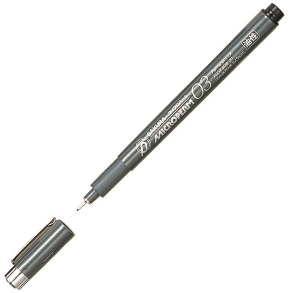 Microperm Fine Line Pen 01mm Black