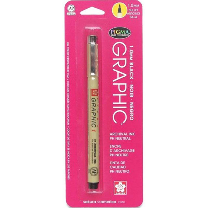 Pigma Graphic Pens 1mm Black