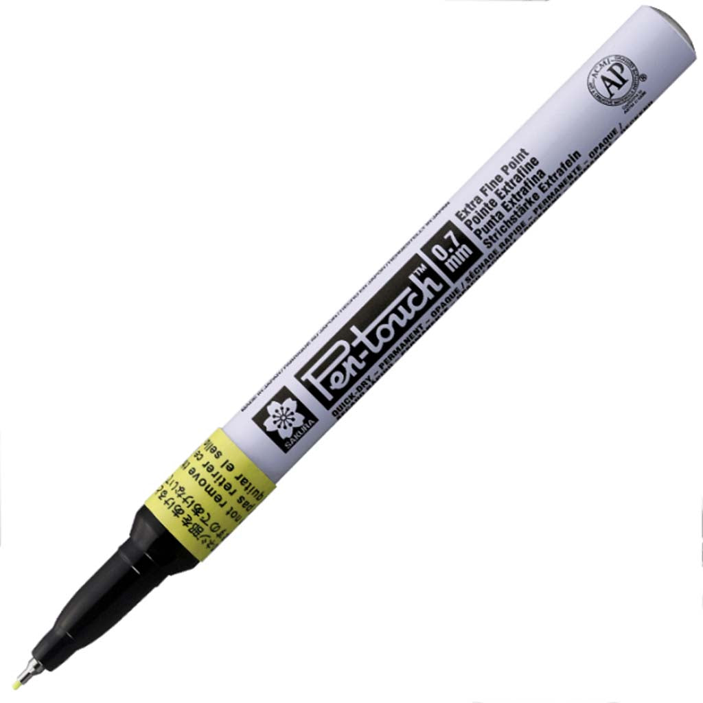 Pentouch Paint Marker Extra Fine Tip Fluorescent Yellow