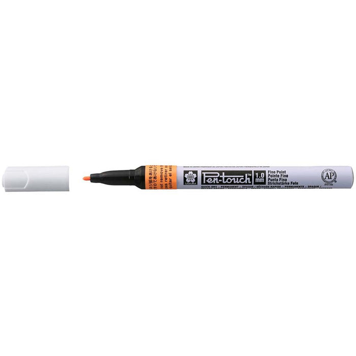 Pentouch Paint Marker Fine Tip Fluorescent Orange