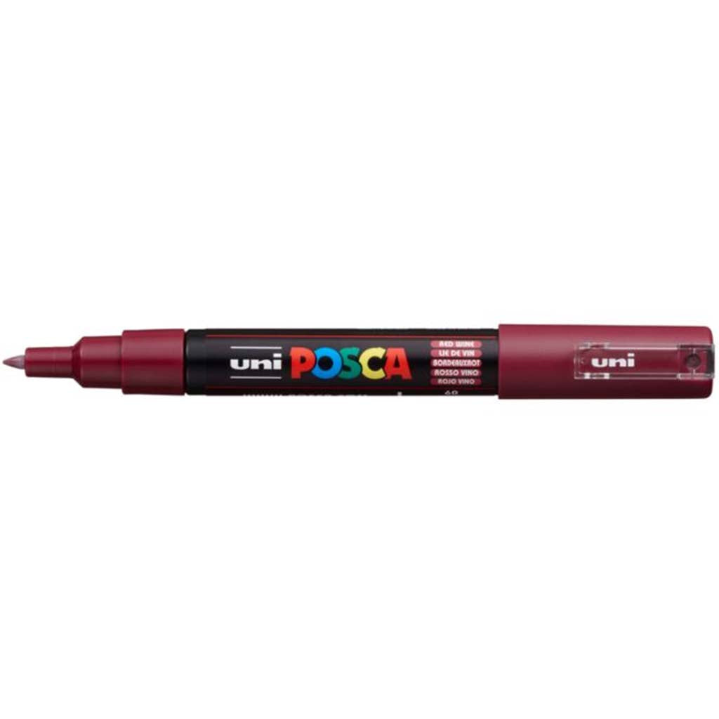 Posca Paint Marker Extra Fine Red Wine