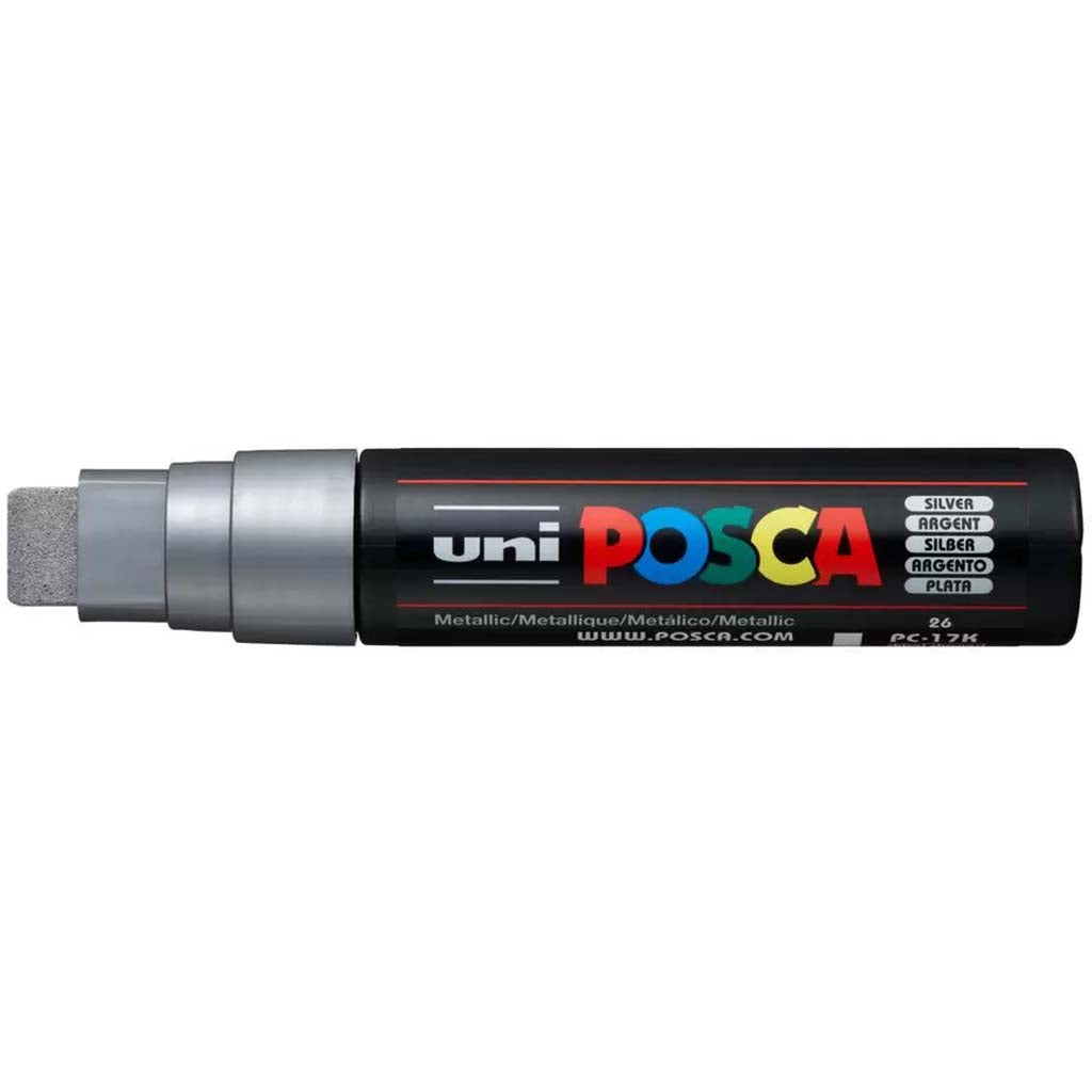 Posca Paint Marker Extra Broad Tip 15mm Silver