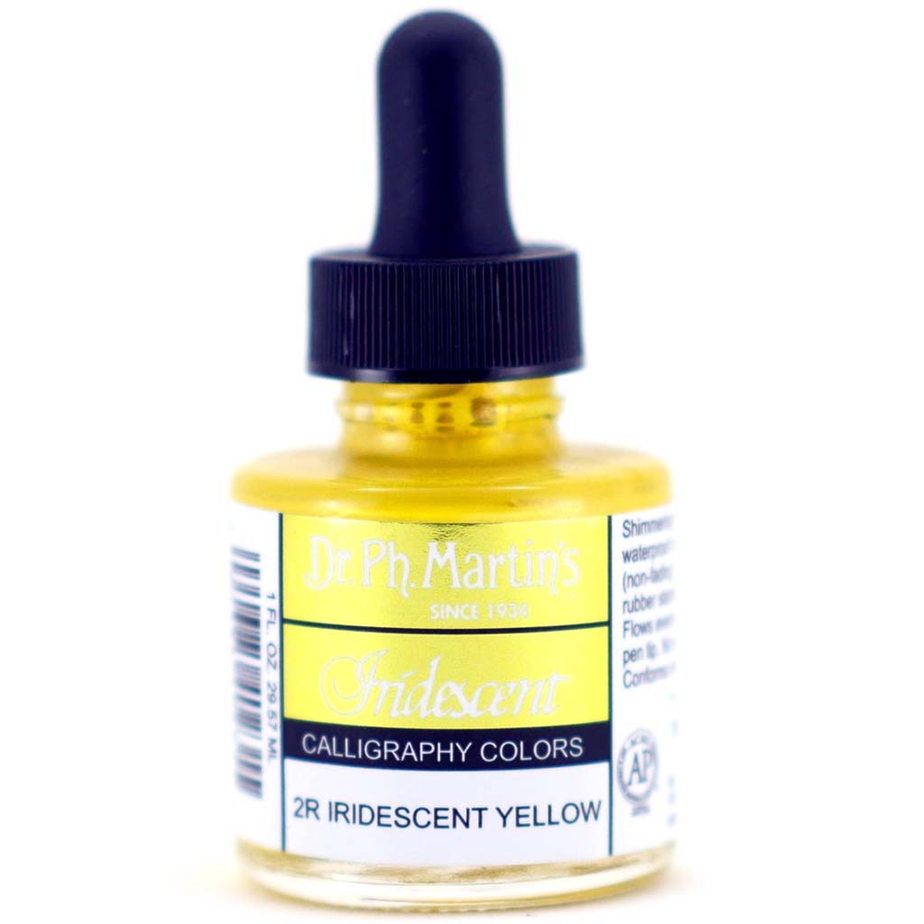 Iridescent Calligraphy Colors Yellow 1oz