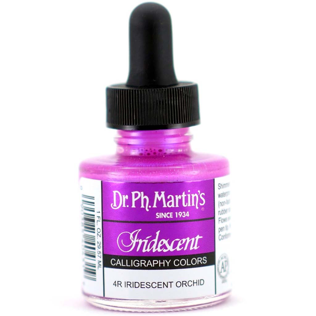 Iridescent Calligraphy Ink 1oz Orchid