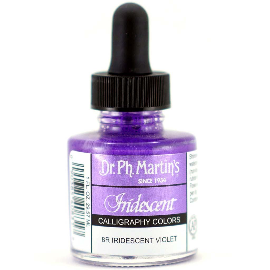 Iridescent Calligraphy Ink 1oz Violet