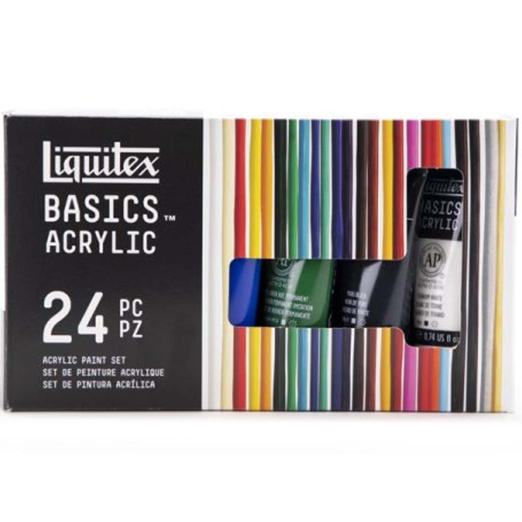 Liquitex Basics Acrylics 24 Color Set