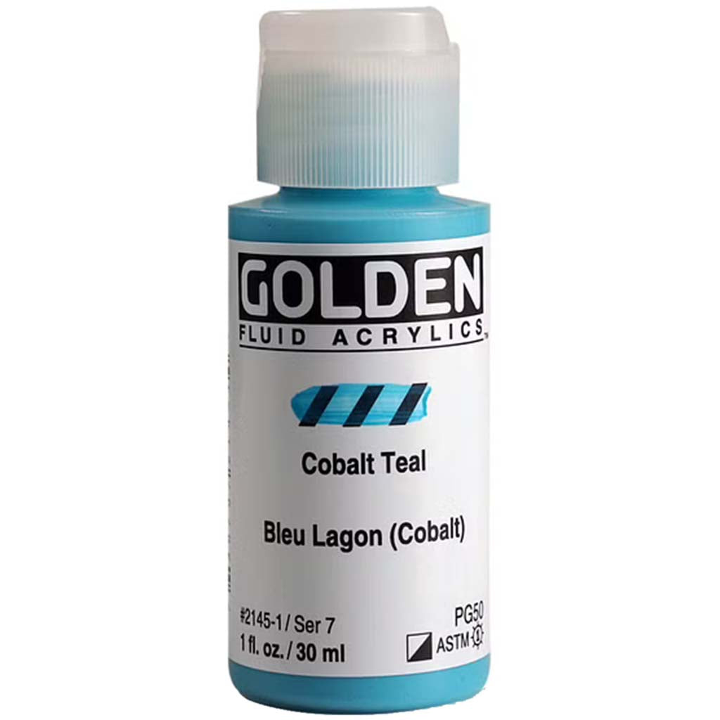 Fluid Acrylics Chromium 1oz SR1 Cobalt Teal