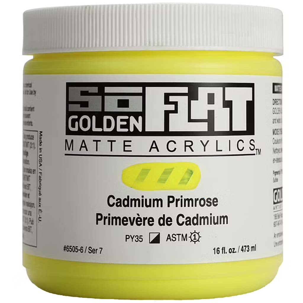 SoFlat Matte Acrylic Paint 16oz Cadmium Primrose