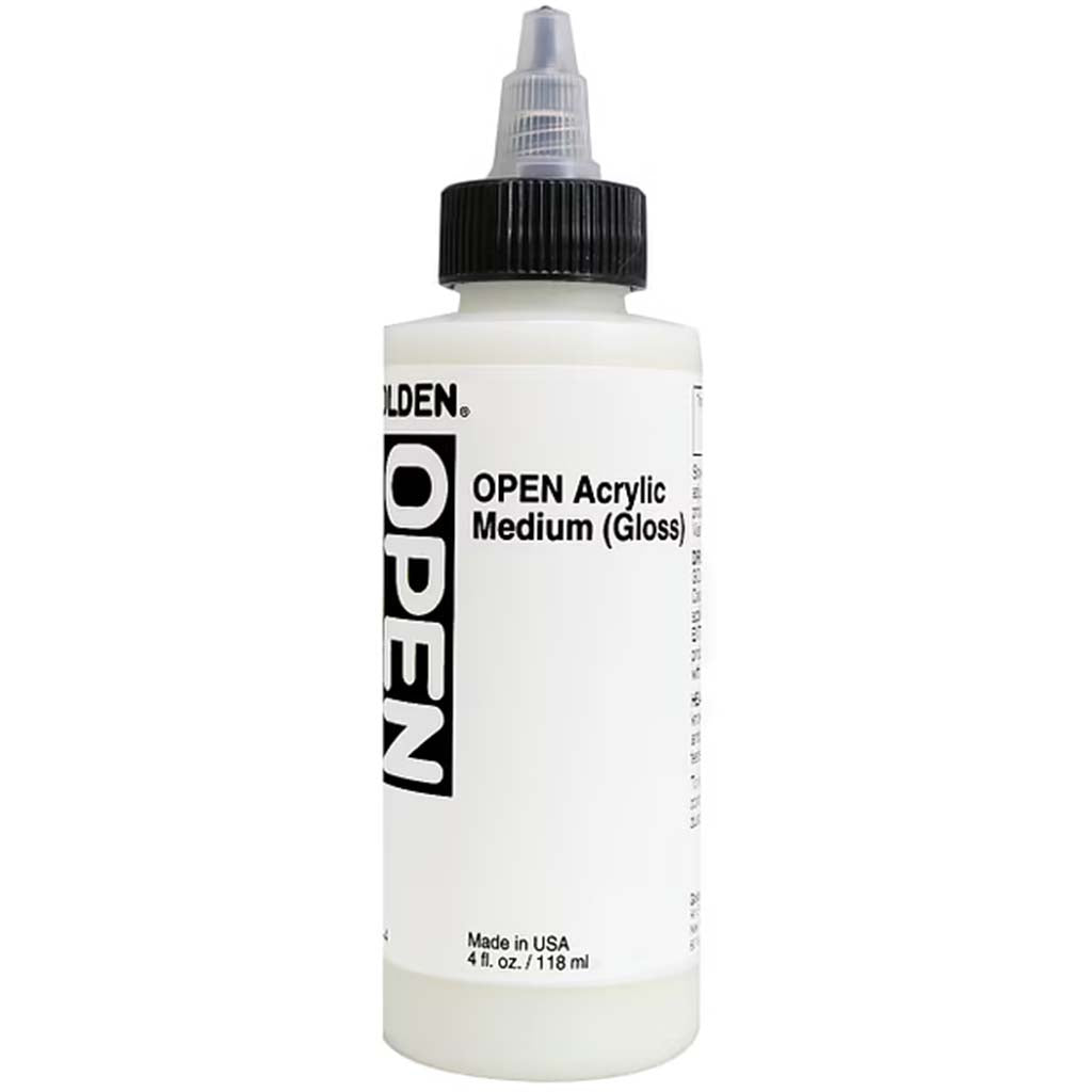 Golden Open Acrylic Medium Gloss 4oz