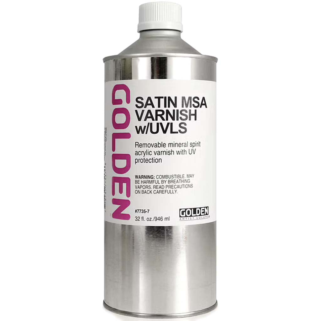 Mineral Spirit Acrylic Varnishes Satin 32oz