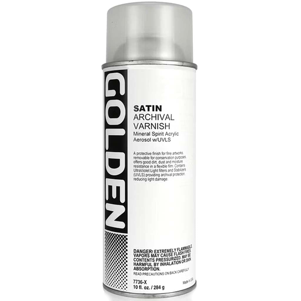 Golden Archival Varnish Spray Satin 10oz