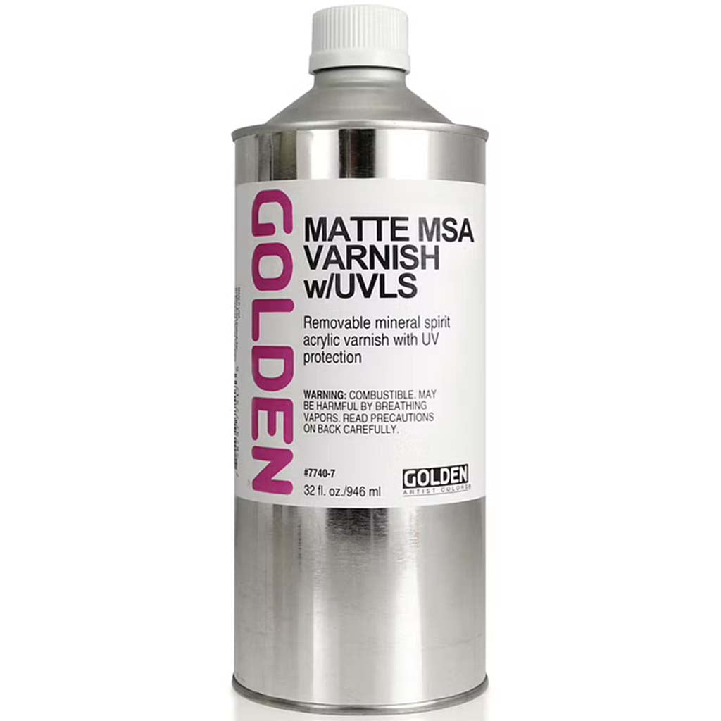 Mineral Spirit Acrylic Varnishes Matte 32oz