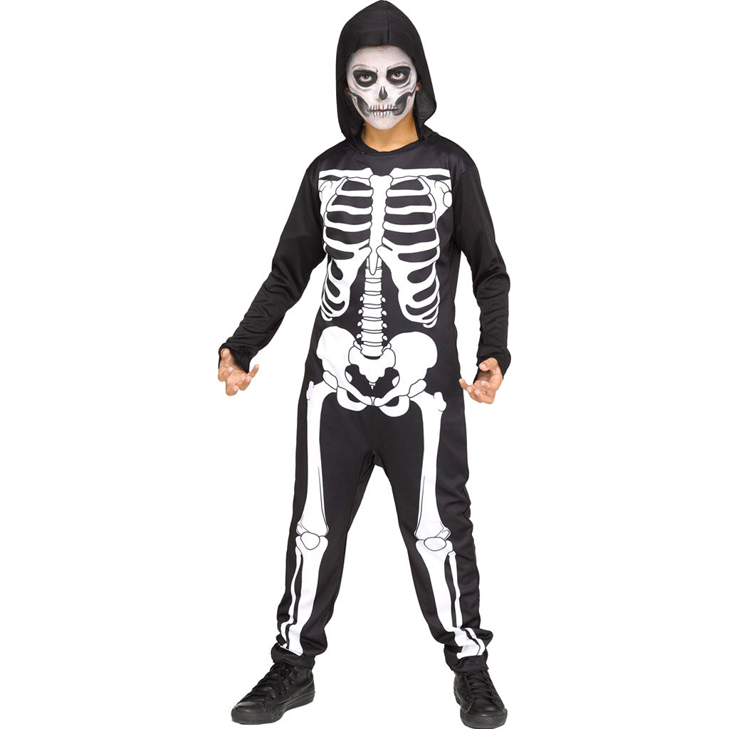 Skele Jumpsuit Child Costume Small 4-6