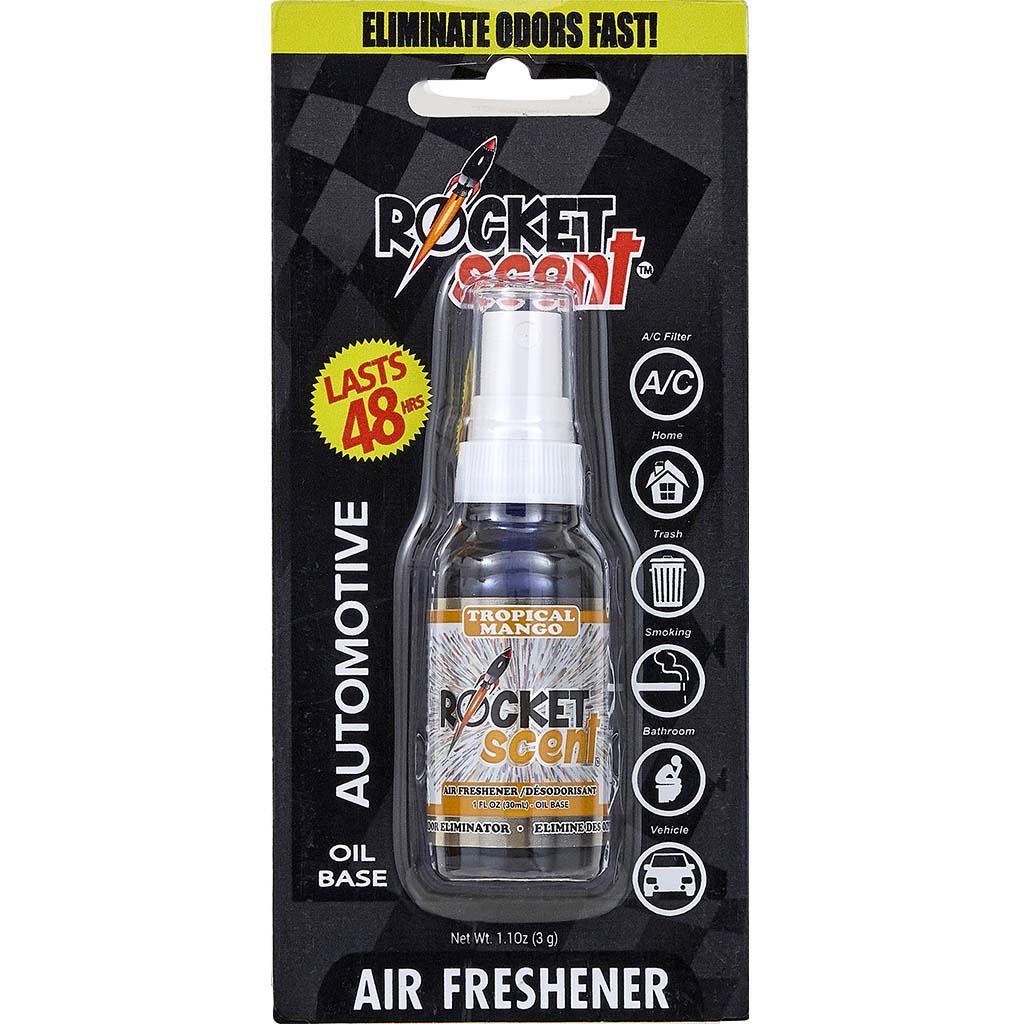 Rocket Scent Blister Air Freshener 1oz, Tropical Mango