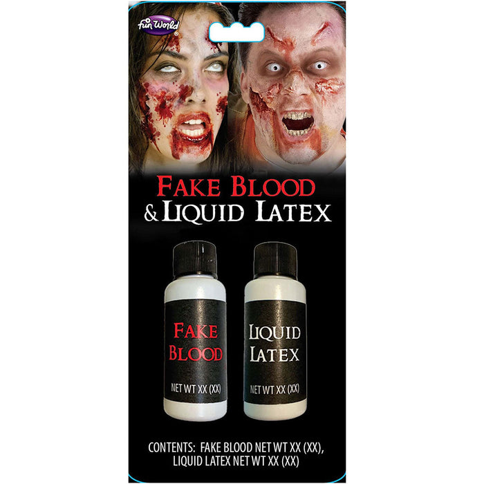 Fake Blood & Liquid Latex, 1oz