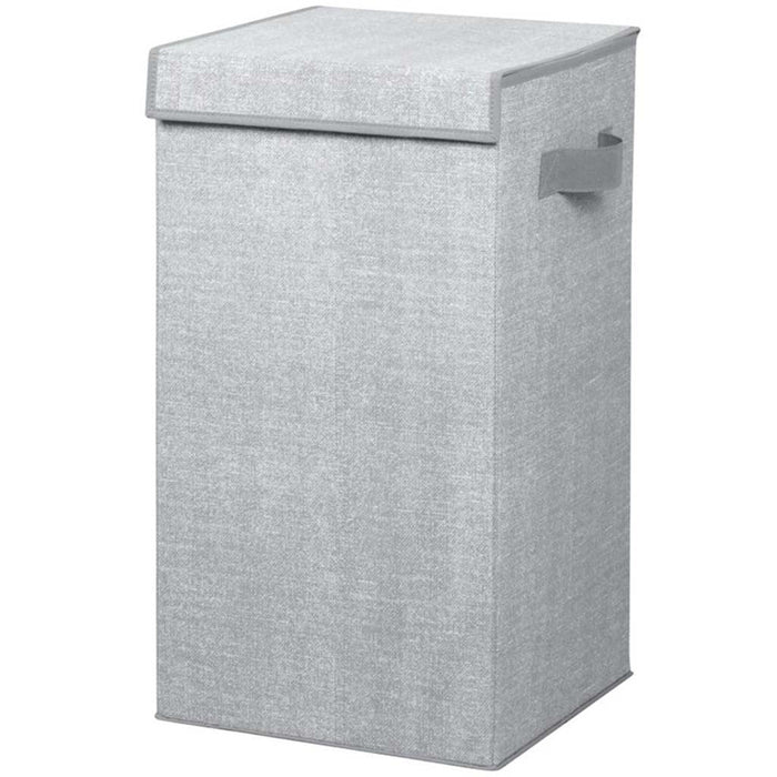 Aldo Folding Laundry Hamper with Lid Gray