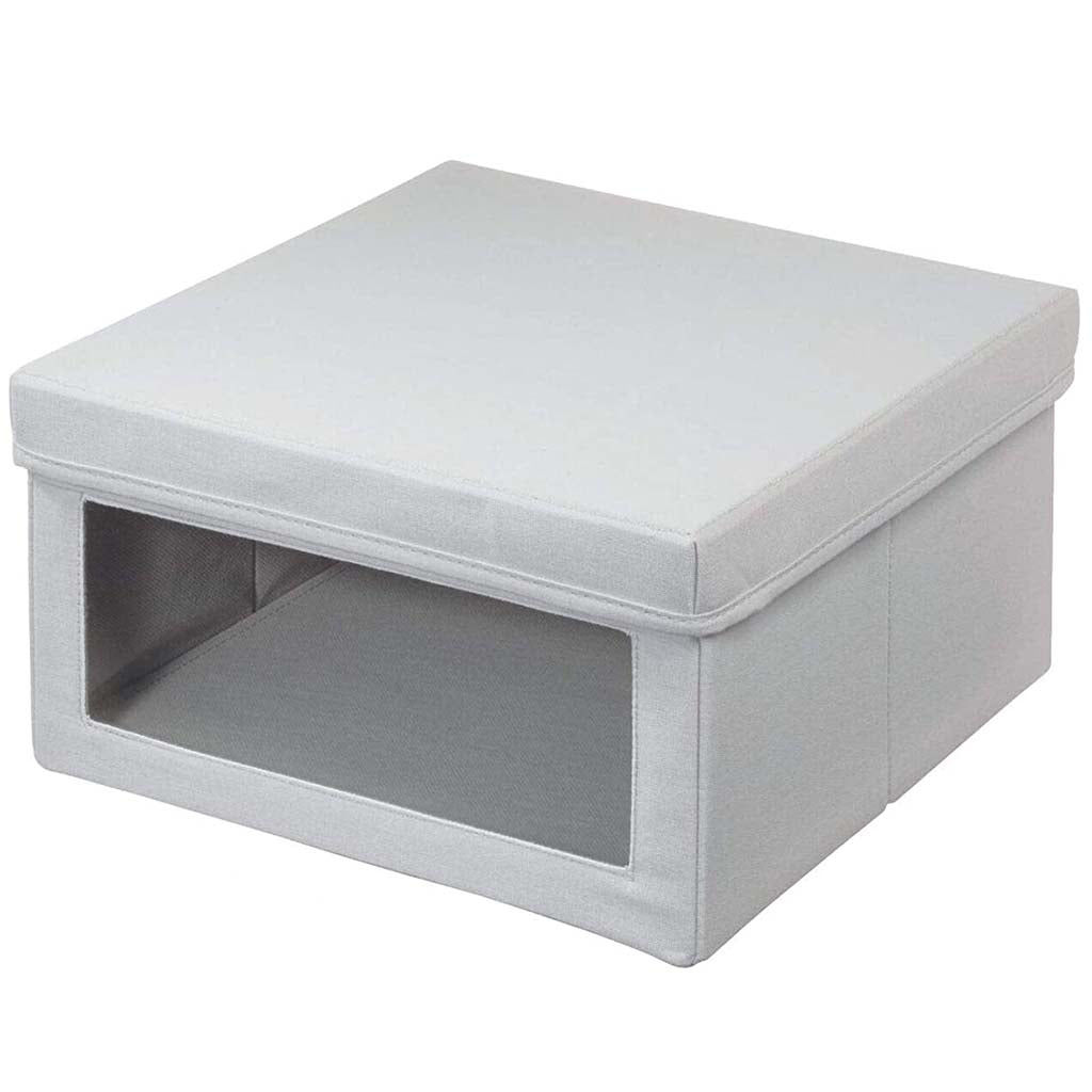 Evie View Front Storage Box Medium Gray