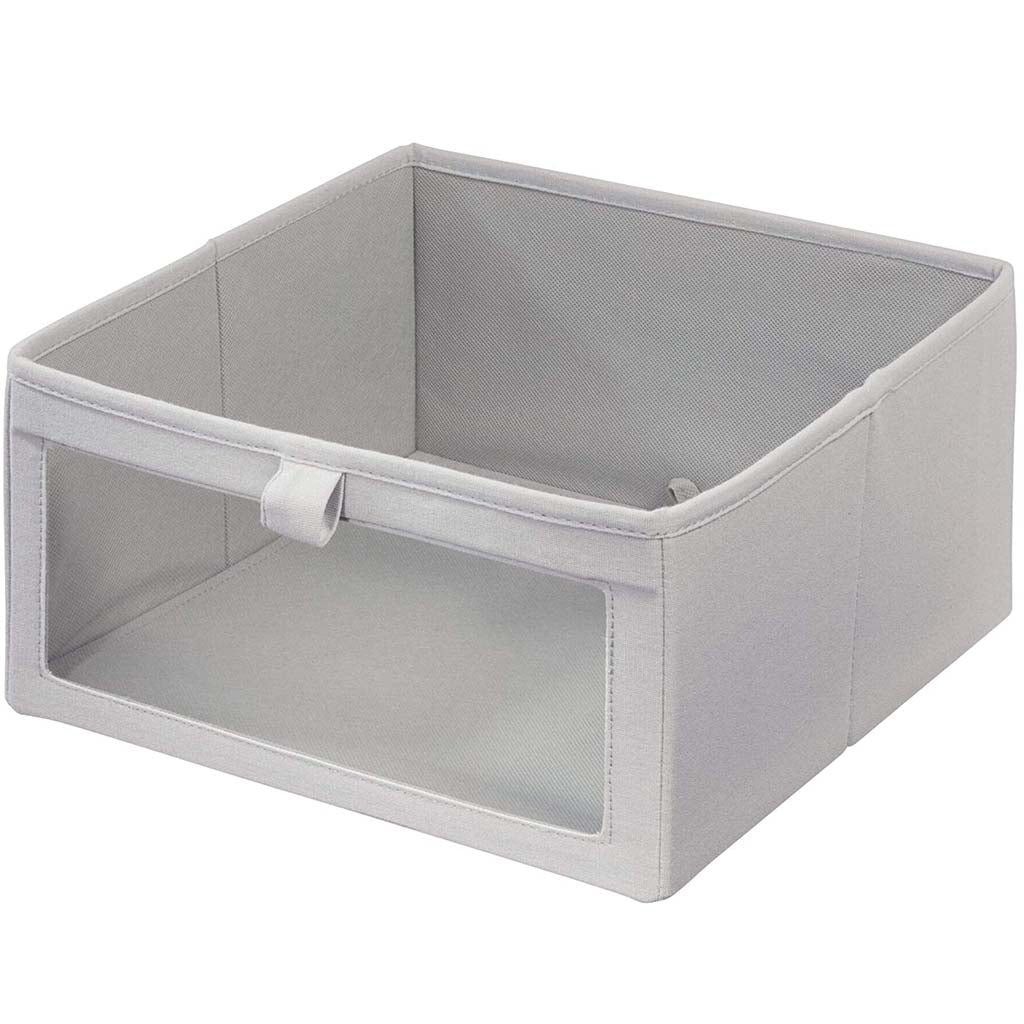 Evie View Front Drawer (Set of 2) Gray