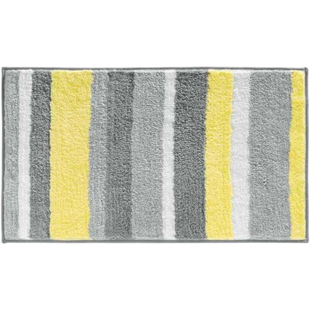 Stripz Rug 34in x 21in, Yellow