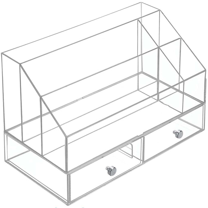Drawers Palette & Nail Polish Organizer - 2 Drawer Clear