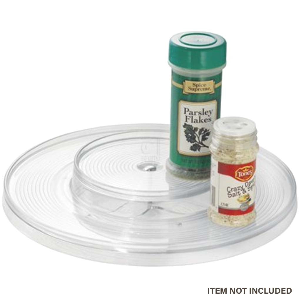 Clear Linus Turntable 2 Tier