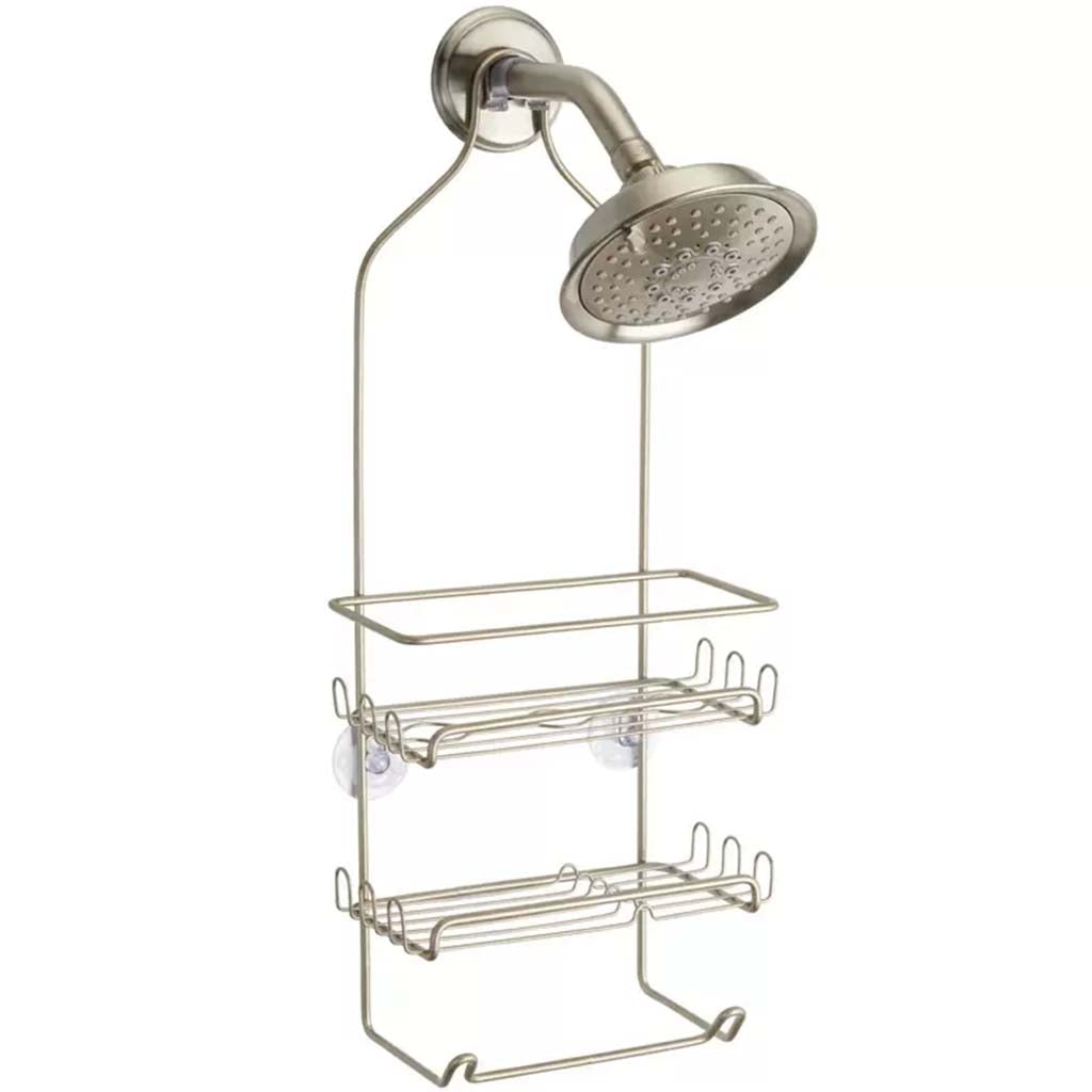 Milo Silver Stainless Steel Shower Caddy