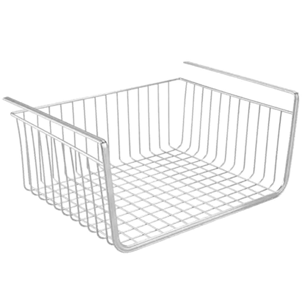 York Storage Bin Under Shelf Basket, Silver