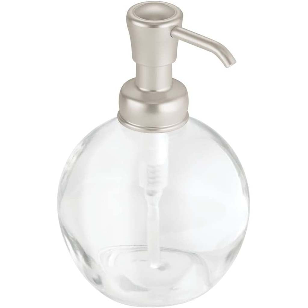 Hamilton Glass Soap Pump Satin