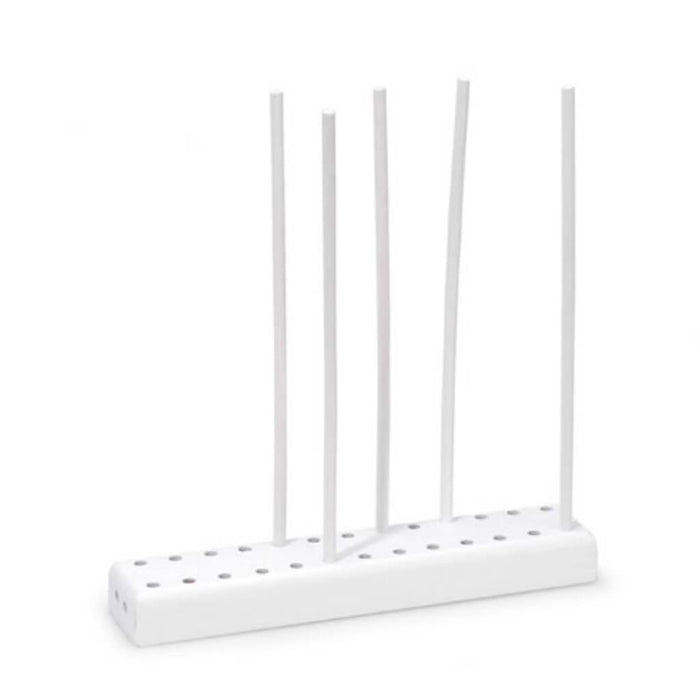 WOOD PEG & DOWEL 9X2X1IN WHITE 