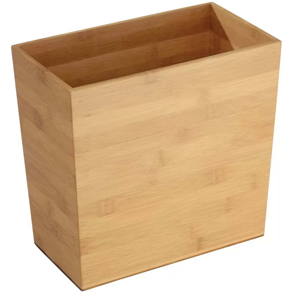 Formbu Rectangular Waste Can 10in, Natural