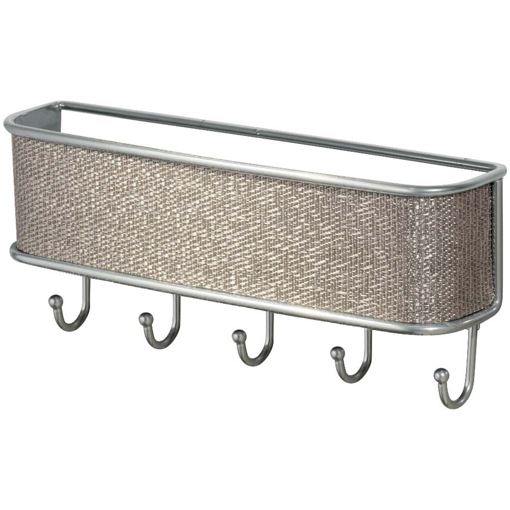 Twillo Wall Mount Mail &amp; Key Rack Brushed